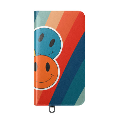 Smiley Trio Radiance - Samsung S24 Plus Case - Wallet