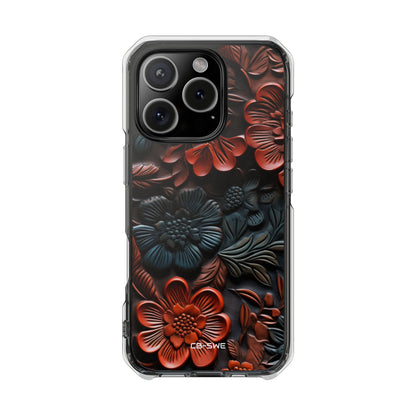 Sculpted Floral Elegance iPhone Case - Impact