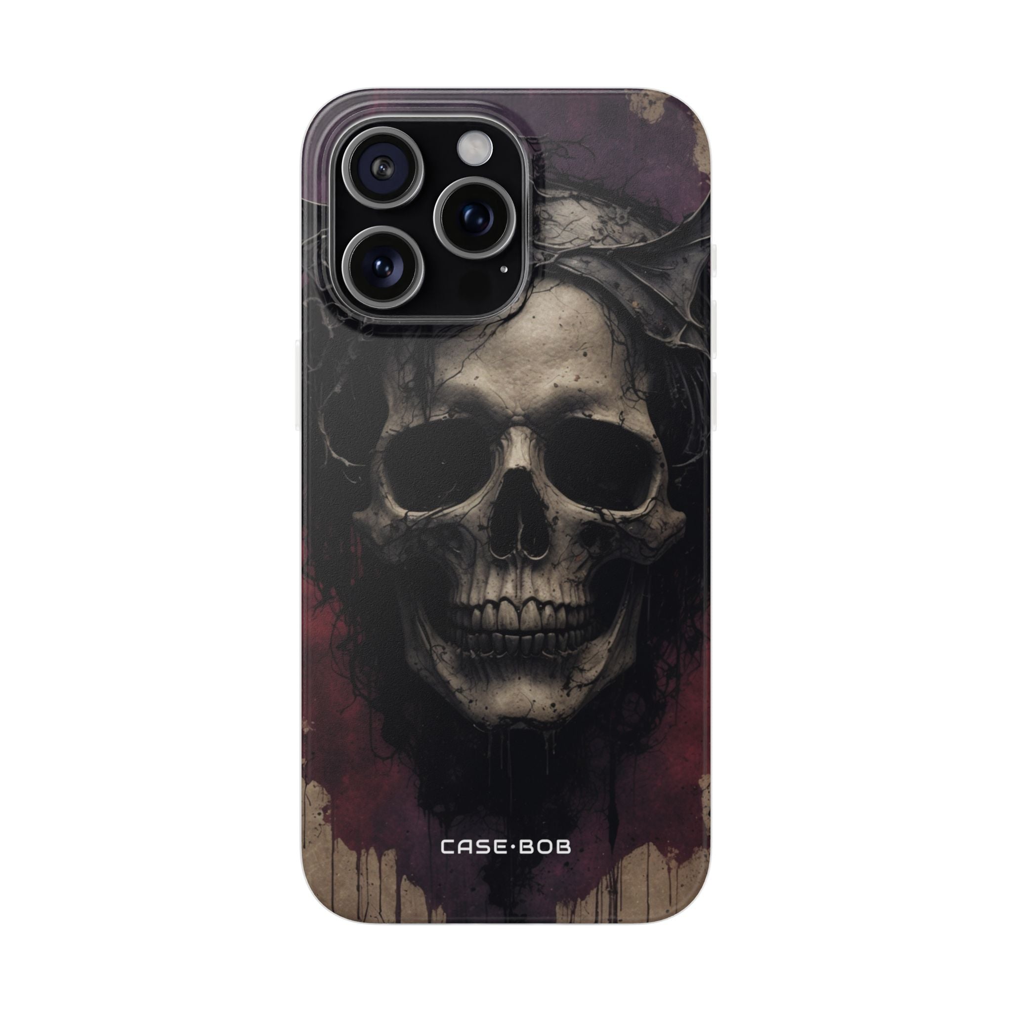 Gothic Skull Crown iPhone 15 Pro Max Case - Soft
