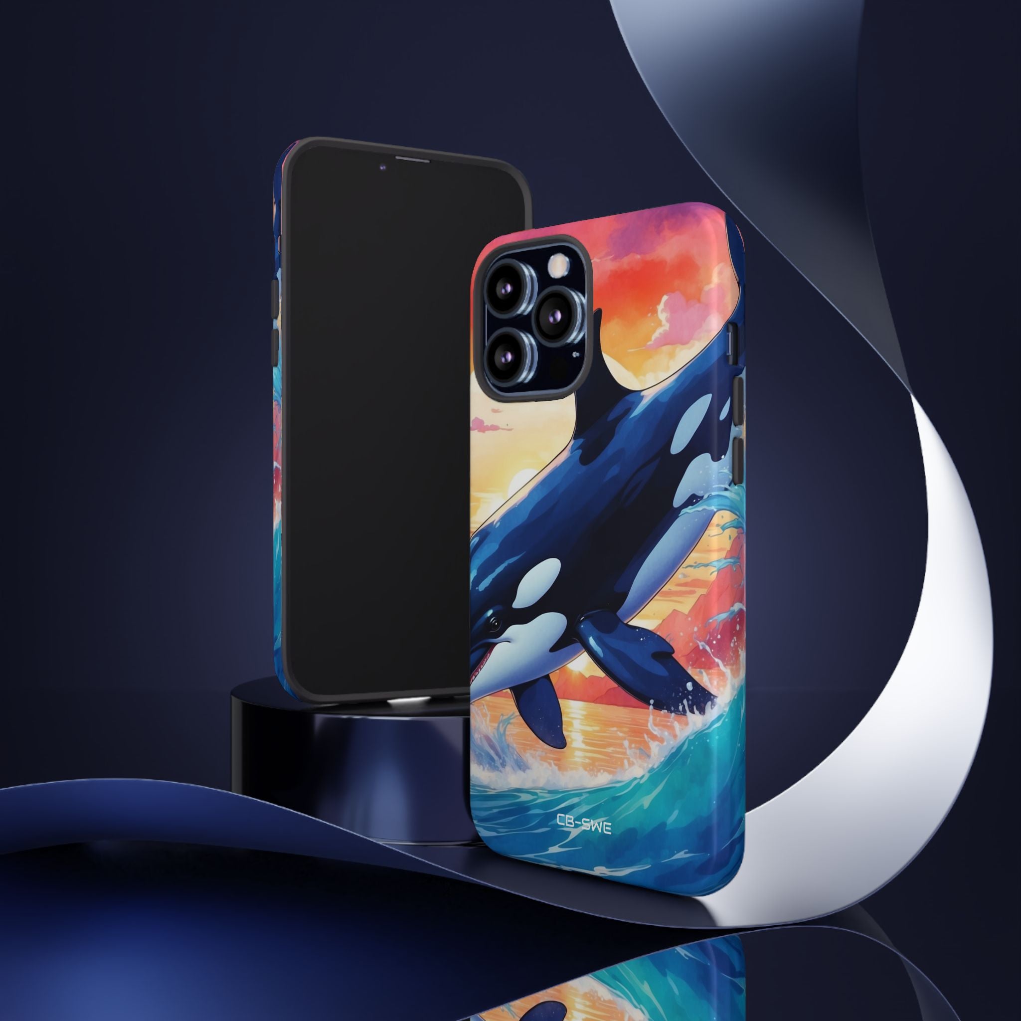 Orca Leaps Joyfully - iPhone Case