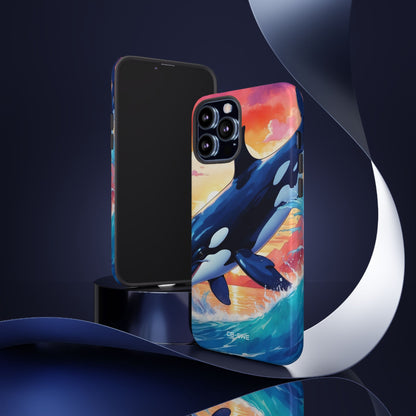 Orca Leaps Joyfully - iPhone Case