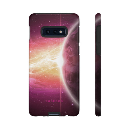 Purple Planets in Space - Protective Phone Case