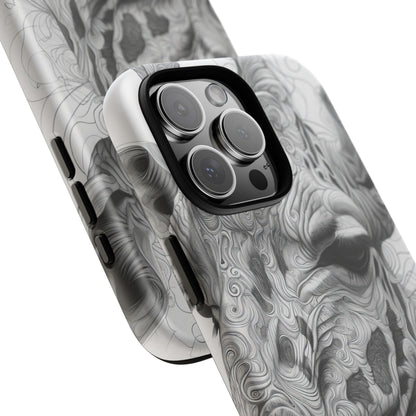 Monochrome Giraffe: Intricate Elegance - for iPhone 16