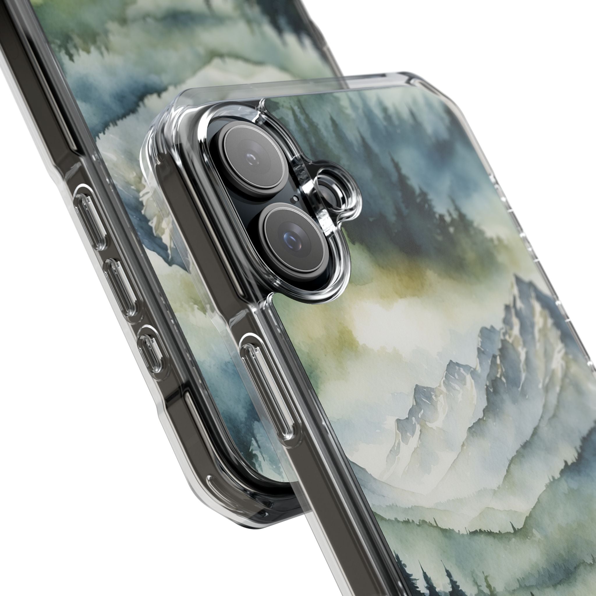 Misty Peaks Emerge iPhone Case - Impact