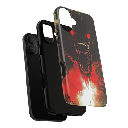 Bloodmoon Wolf's Lament iPhone 16 - Tough Phone Case