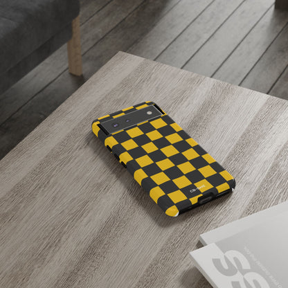 Yellow Squares Dance - Google Pixel Case