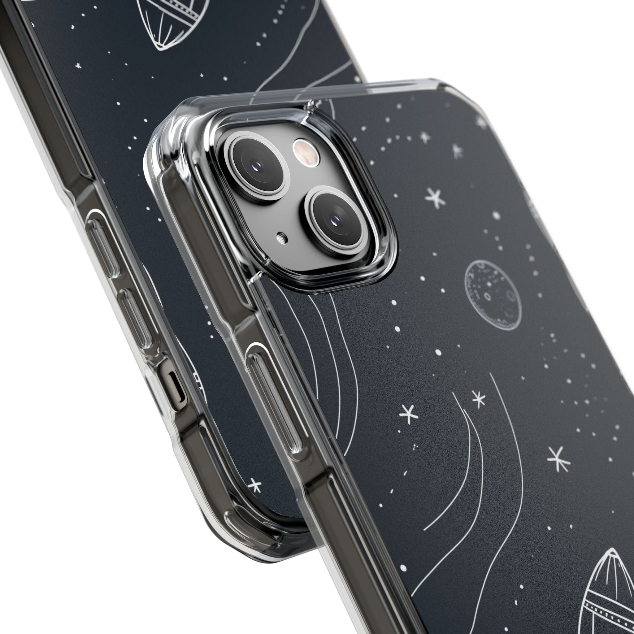 Cosmic Doodle Adventure - Phone Case for iPhone