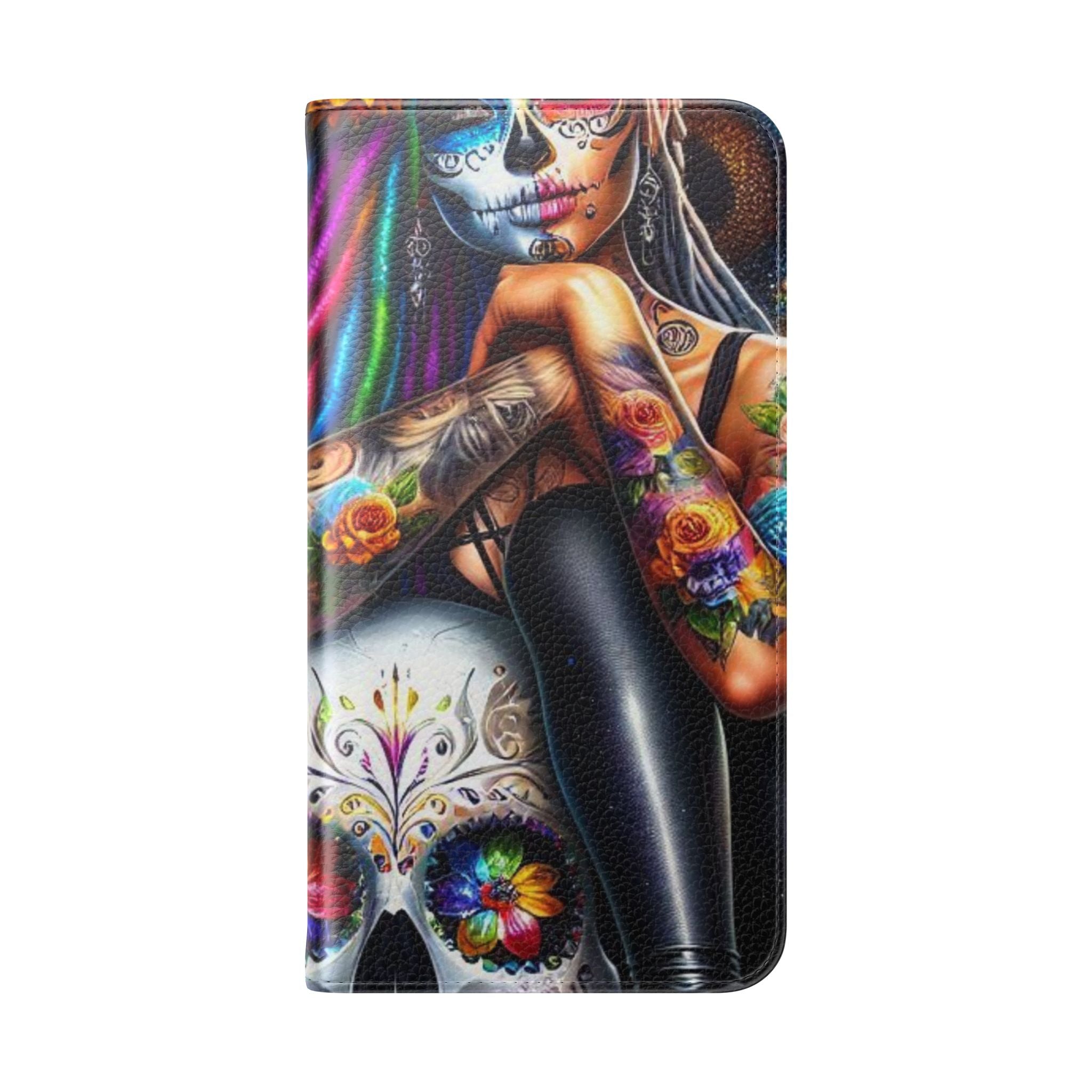 Skull Bloom - Samsung S23+ Case - Wallet