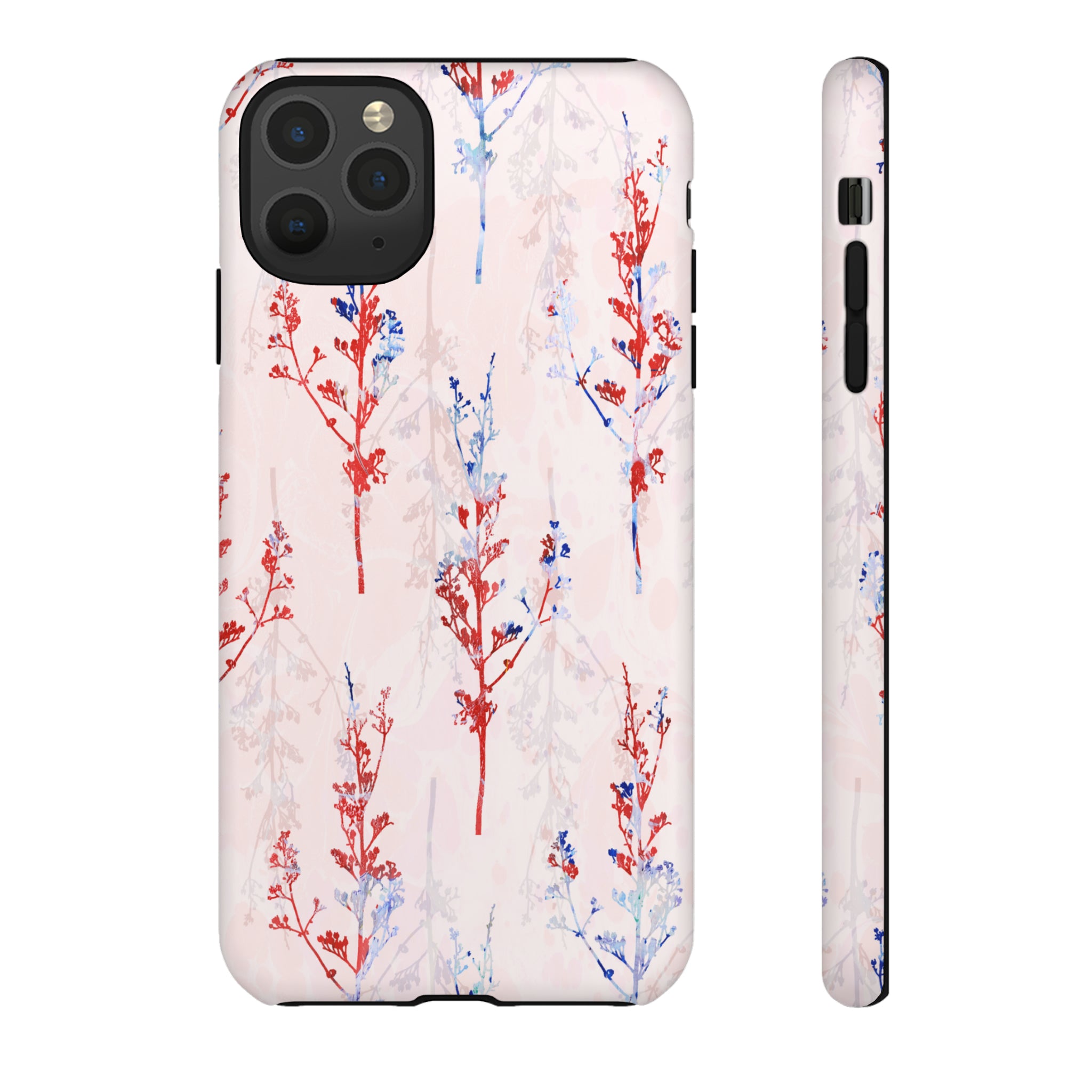 Pink Vintage Flowers - Protective Phone Case