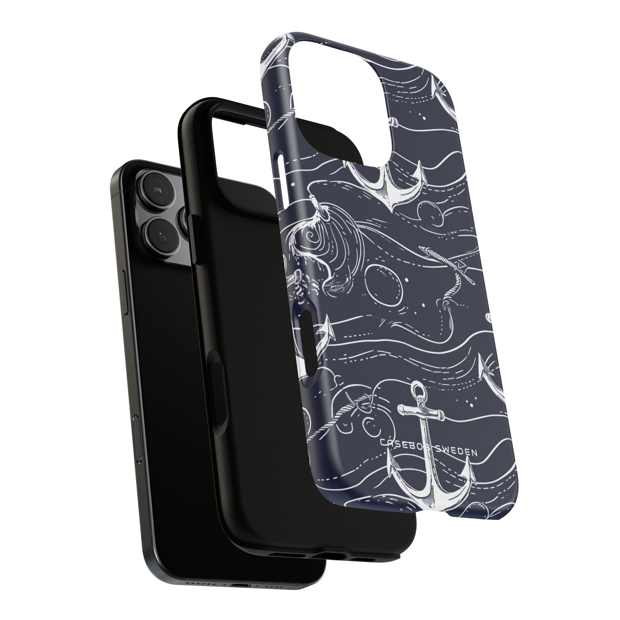 Gradient Anchorflow Waves iPhone 16 - Tough Phone Case