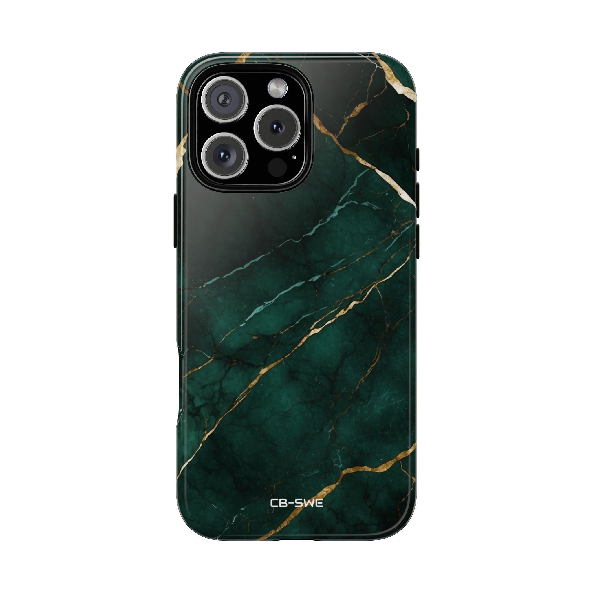 Emerald Veins Flow - iPhone Case