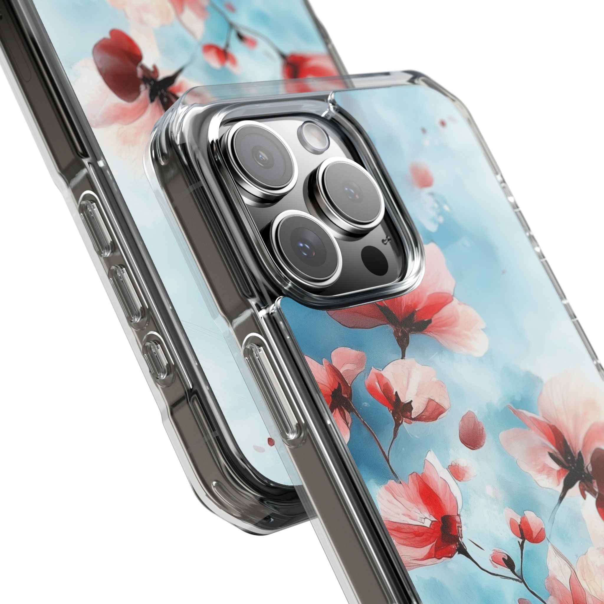 Pink Blossom Drift iPhone 16 Pro Max Case - Impact