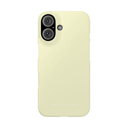 Light Golden Rod Yellow iPhone 16 - Slim Phone Case