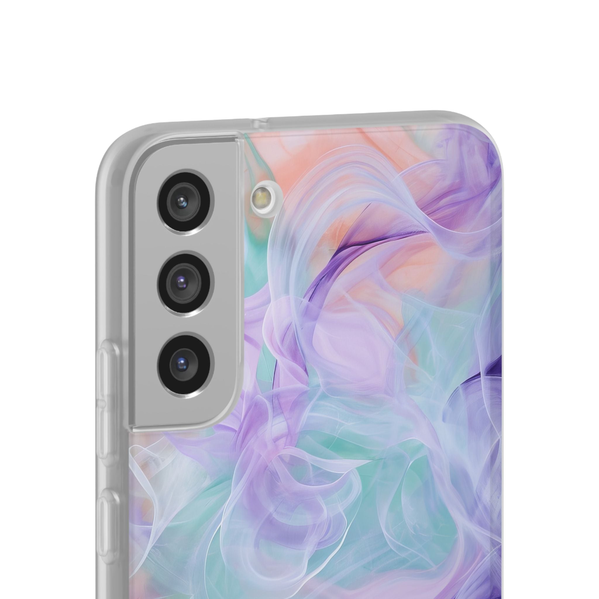 Purple Peach Whirl - Flexi Samsung S22 Phone Case