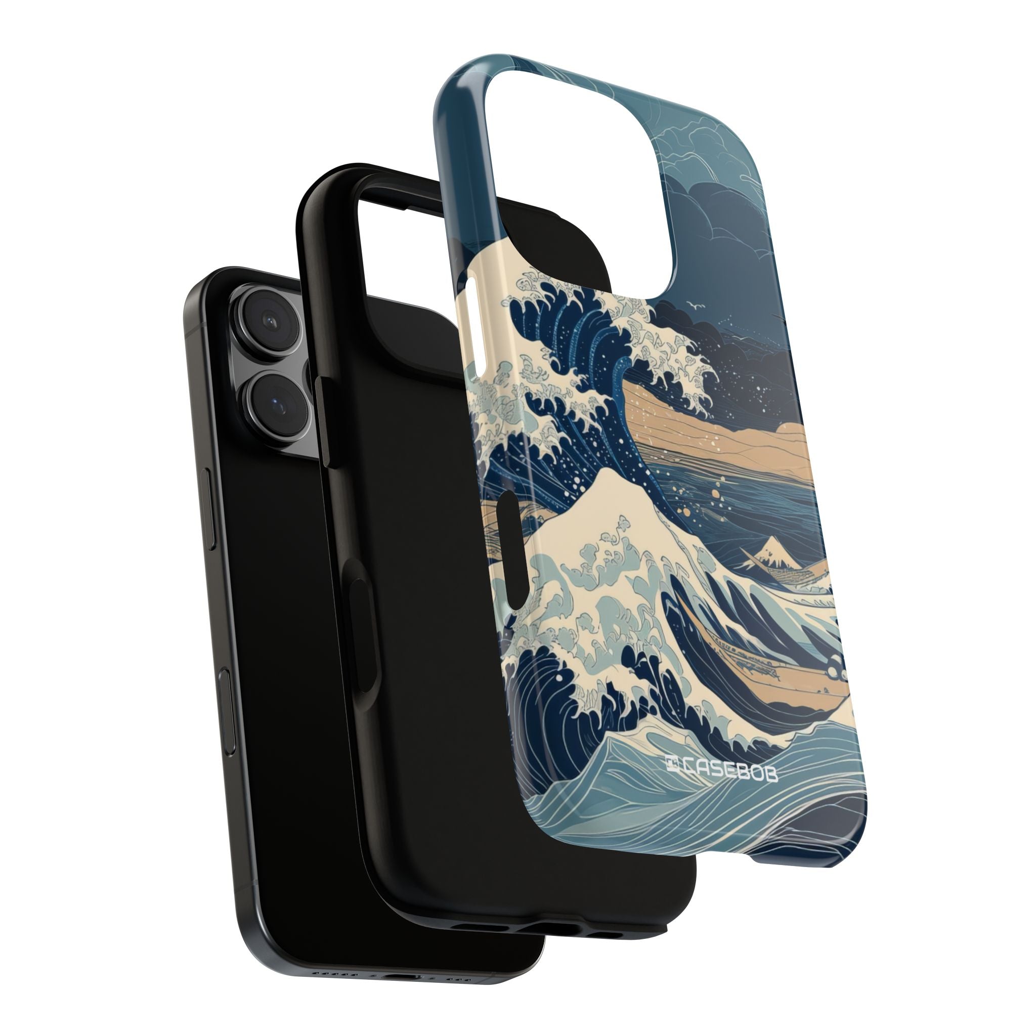 Ocean's Majesty: Ukiyo-e Waves - for iPhone 16