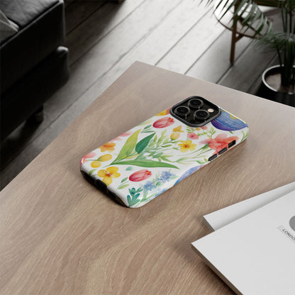 Easter Eggs Bloom - iPhone Case