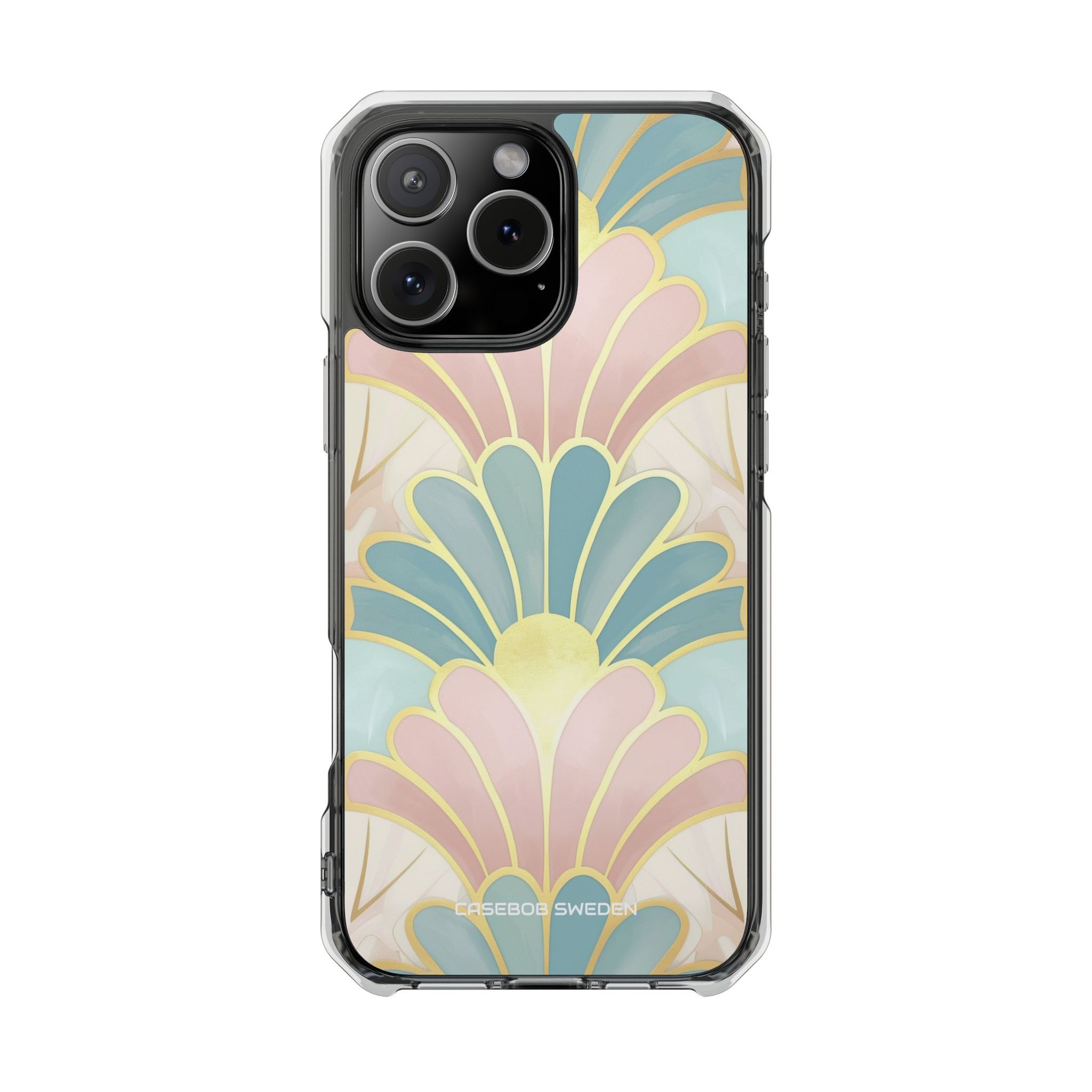 Pastel Deco Elegance - Clear Impact iPhone 16 Phone Case