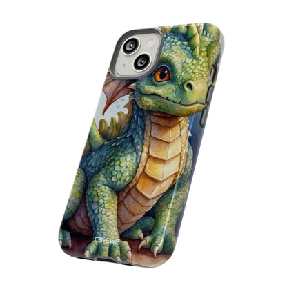 Green Dragon Smiles - iPhone Case