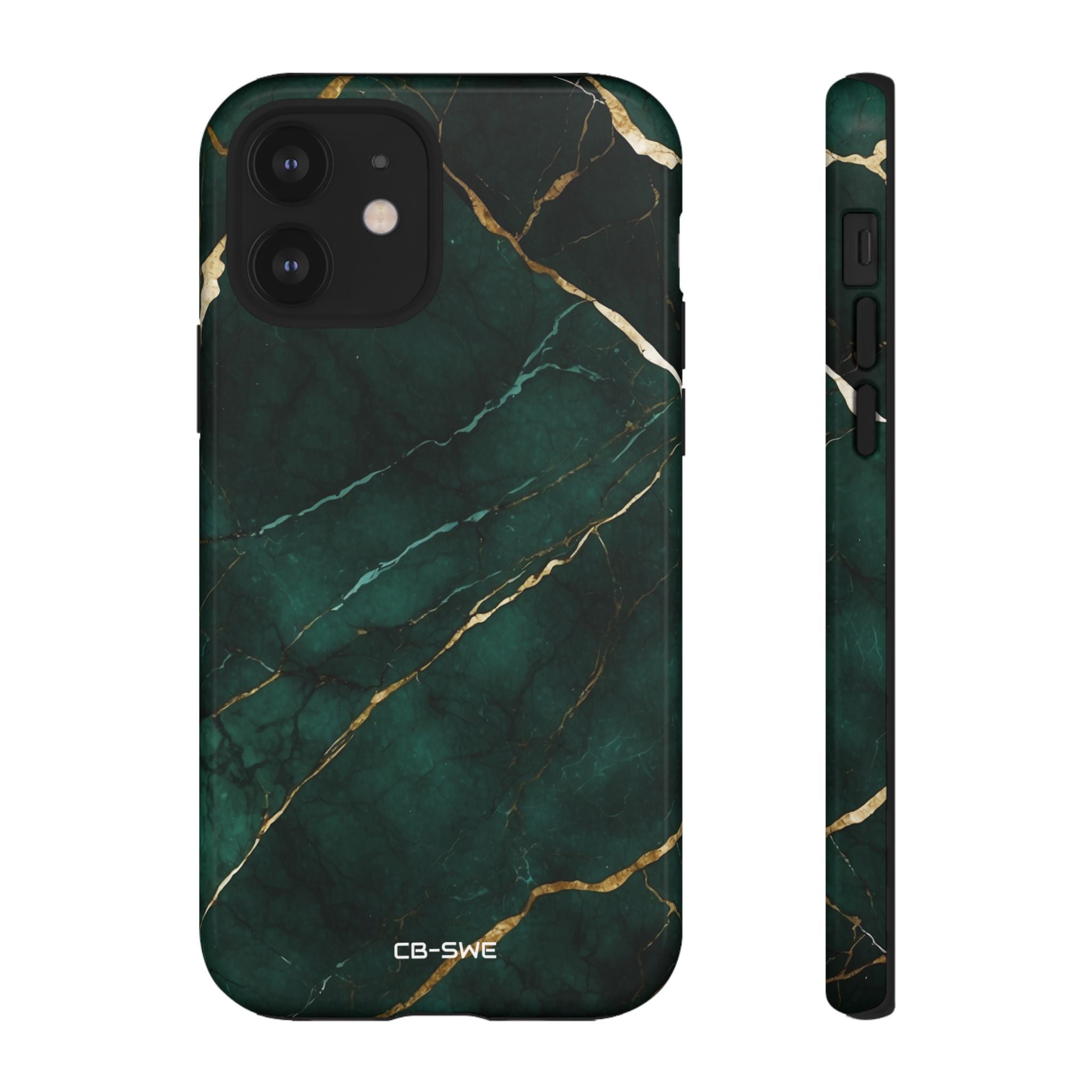 Emerald Veins Flow - iPhone Case