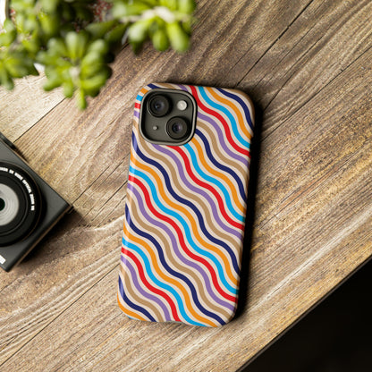 Thin wave Line - Protective Phone Case