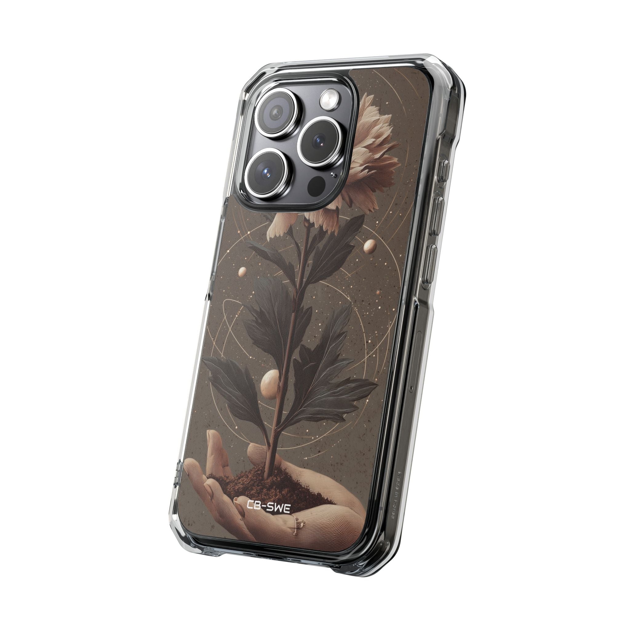 Celestial Flower Embrace iPhone Case - Impact