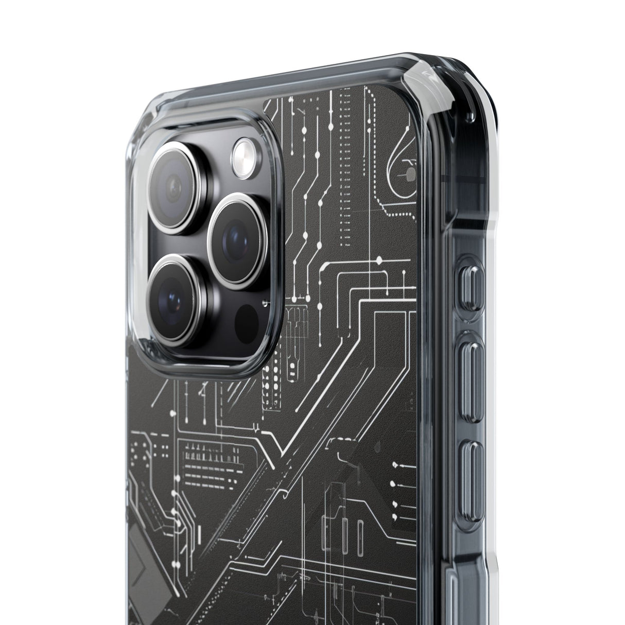 Circuit Overdrive - Phone Case for iPhone (Clear Impact - Magnetic)