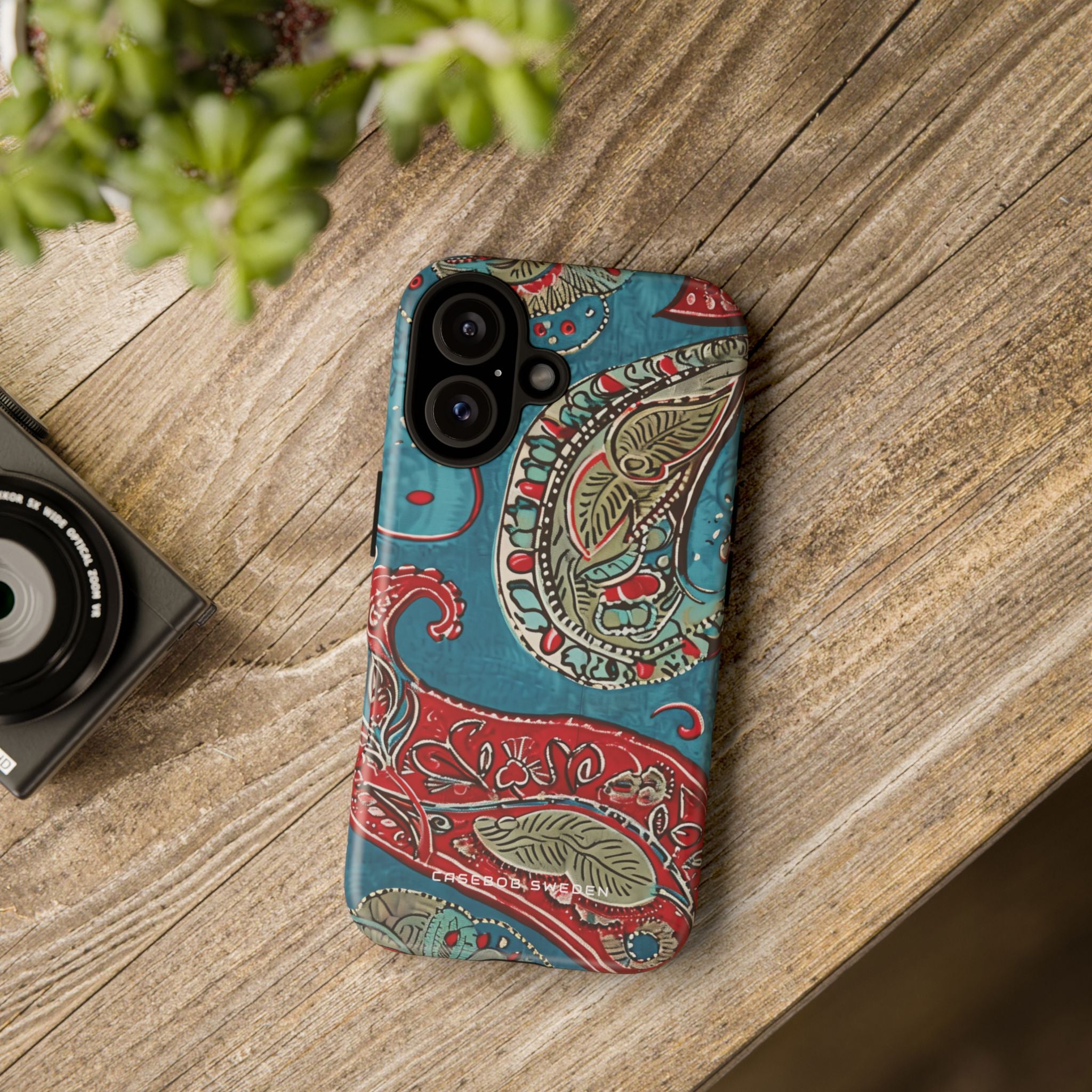 Vintage Paisley Elegance iPhone 16 - Tough Phone Case