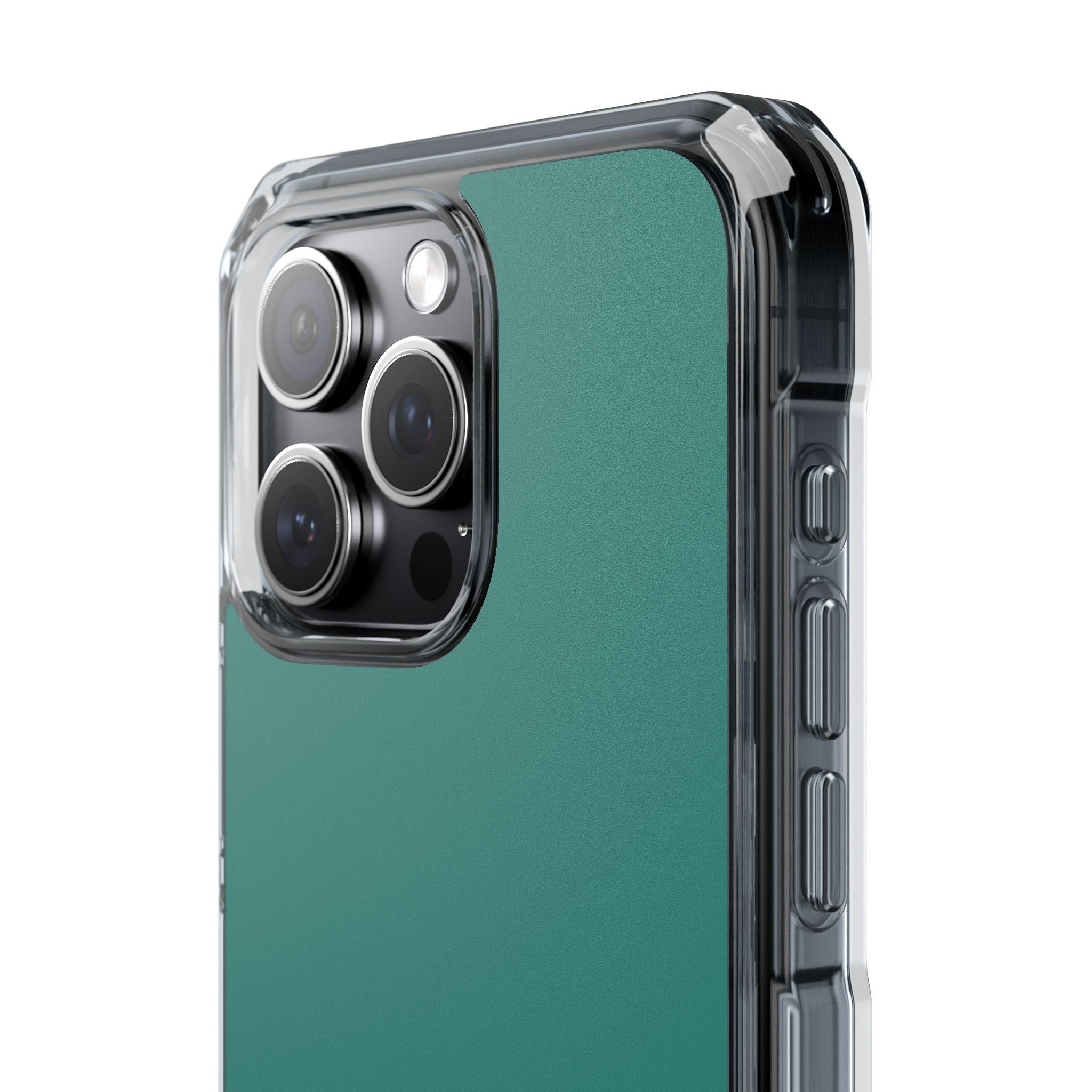 Celadon Green - Clear Impact Case for iPhone