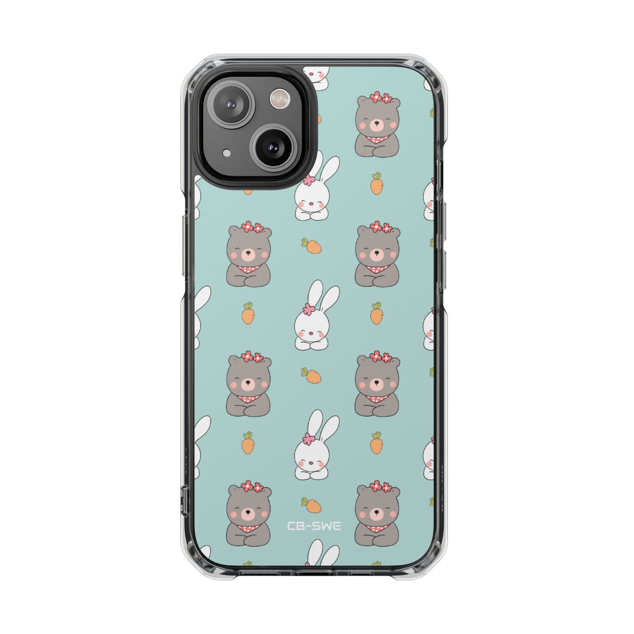Bunnies Gather Carrots iPhone Case - Impact