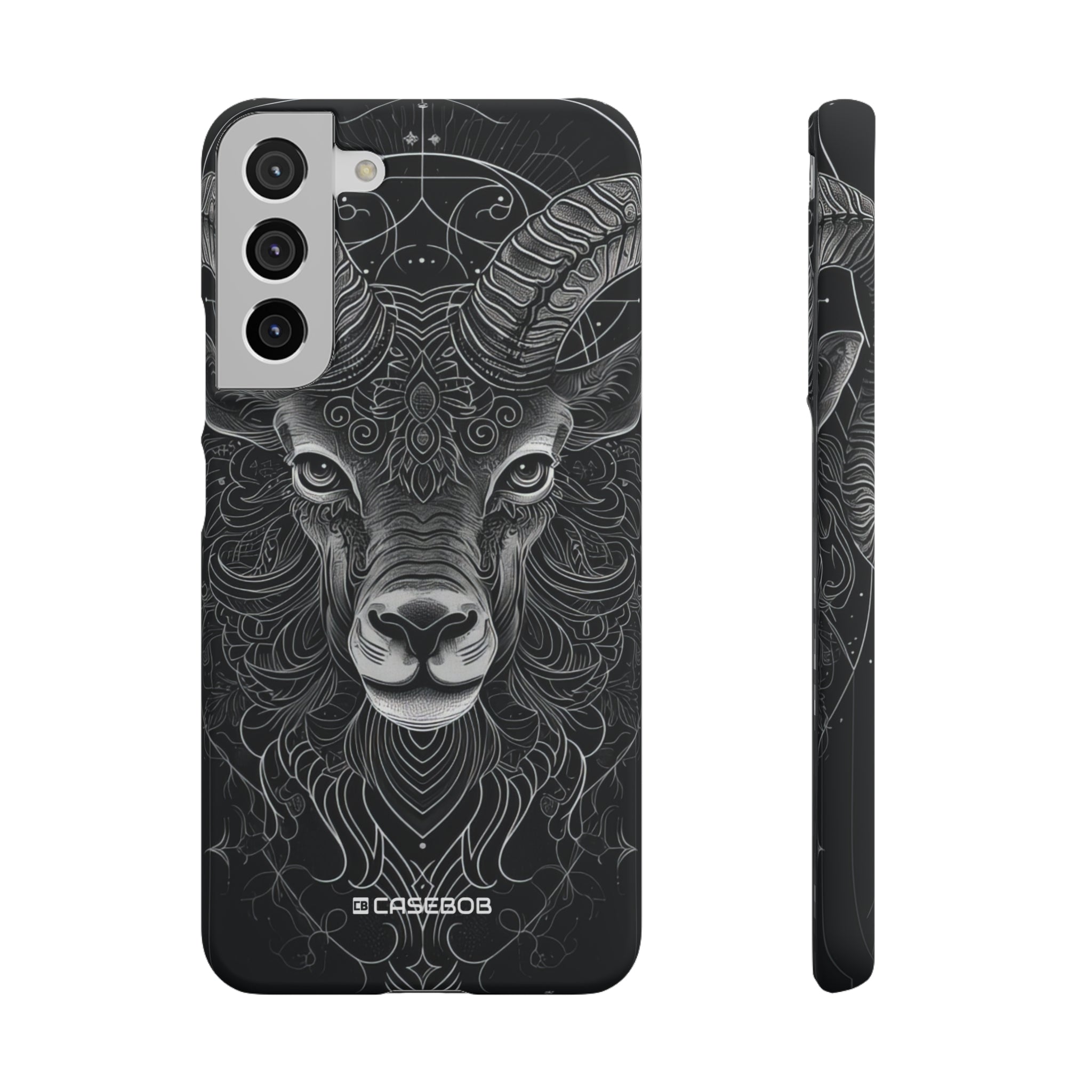 Mystic Ram Mandala | Slim Phone Case for Samsung