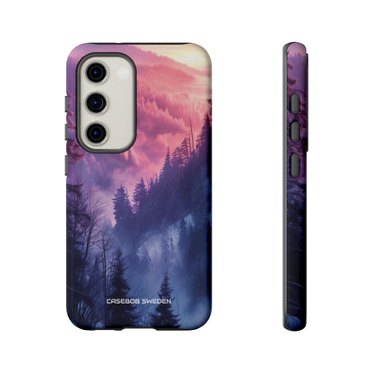 Misty Forest Serenity - Tough Samsung S23 Phone Case