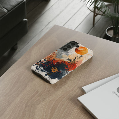 Orange Solstice Samsung S22 Case - Tough