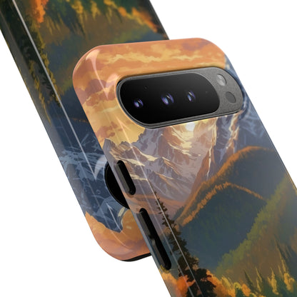 Mountain Reflections Glimmer - Google Pixel Case