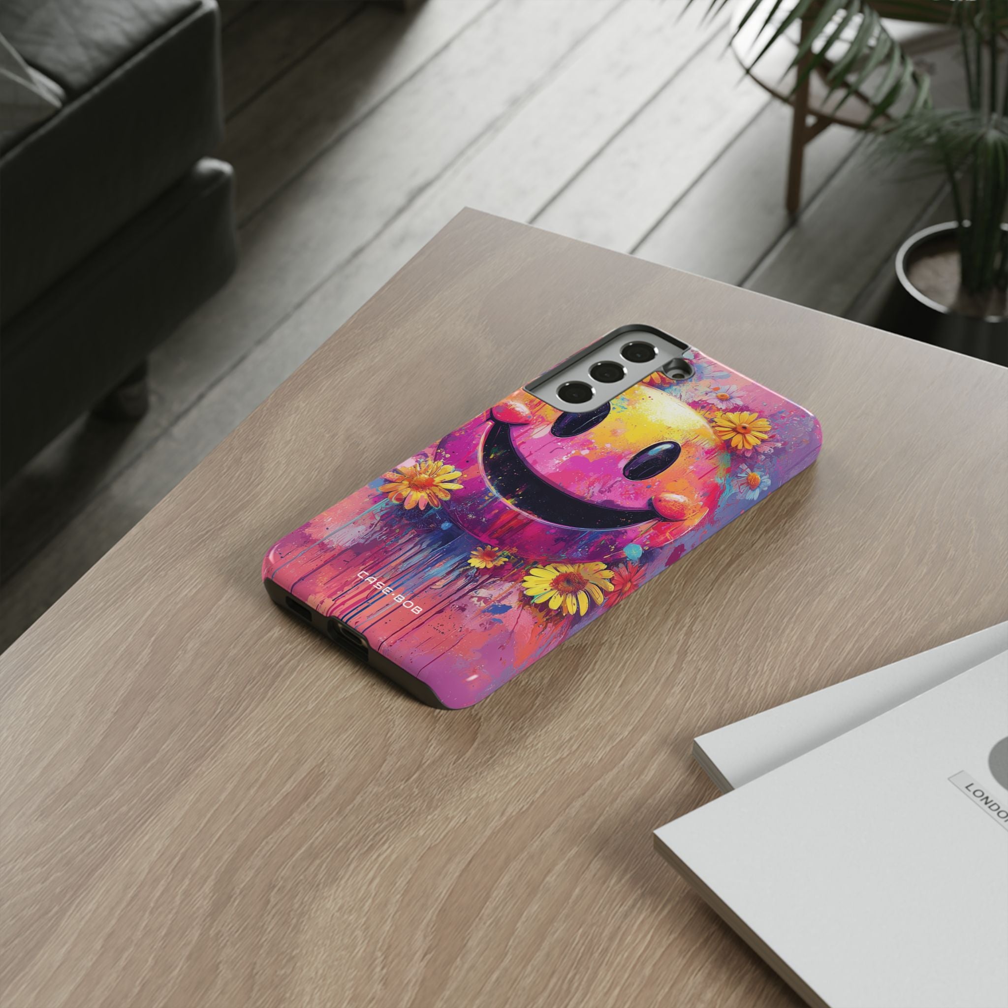 Smiley Bloom Samsung S22 Plus Case - Tough