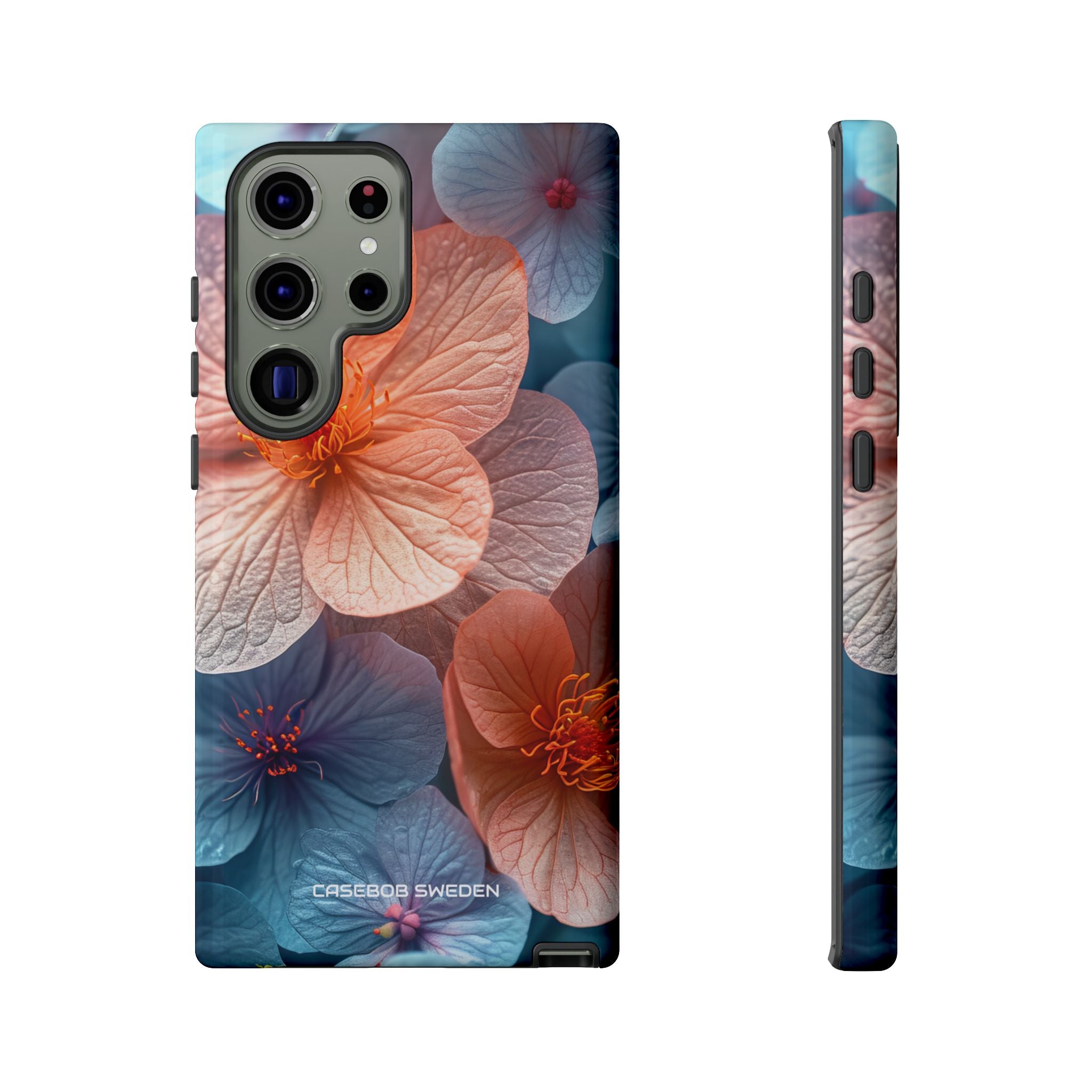 Peach Blossom Serenity - Tough Samsung S23 Phone Case