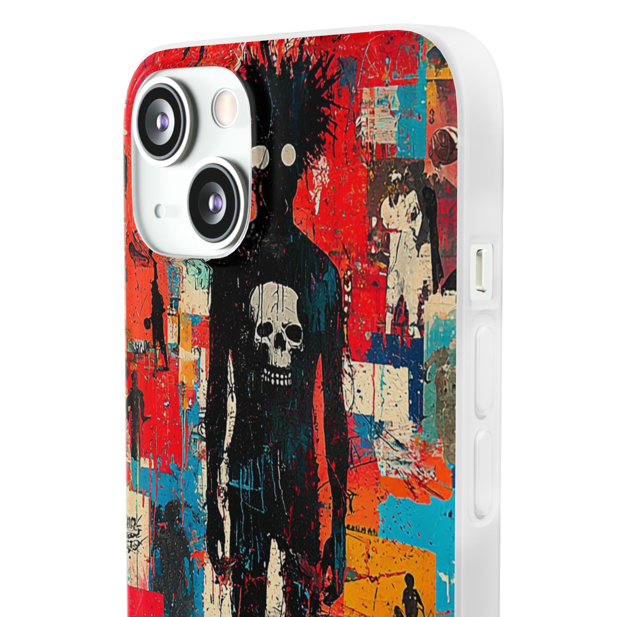 Spiky Skull Silhouette iPhone 13 - Soft