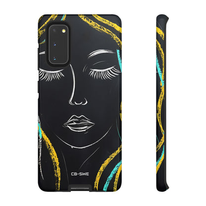 Vivid Minimalist Portrait - Samsung Case