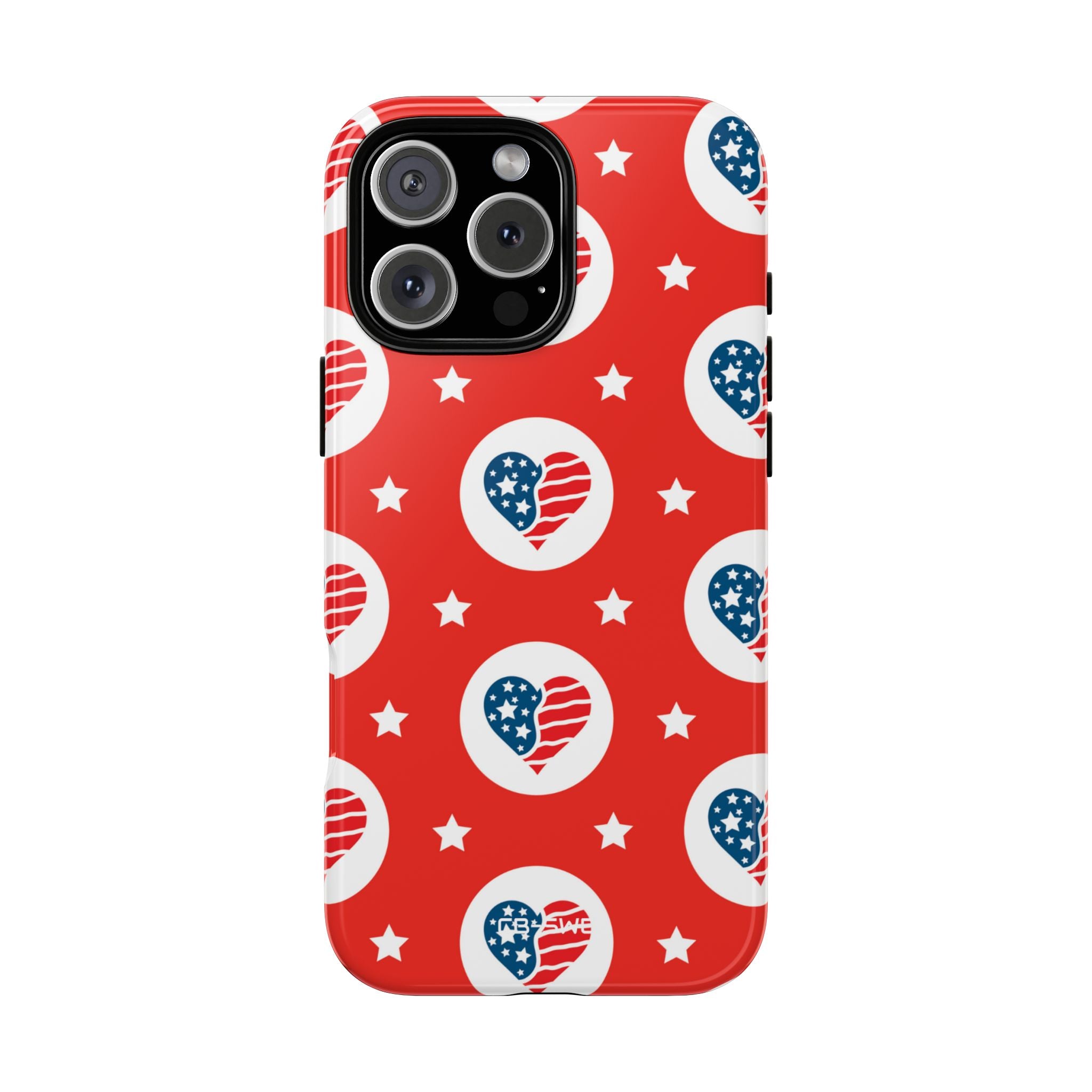Hearts Celebrate Freedom - iPhone Case