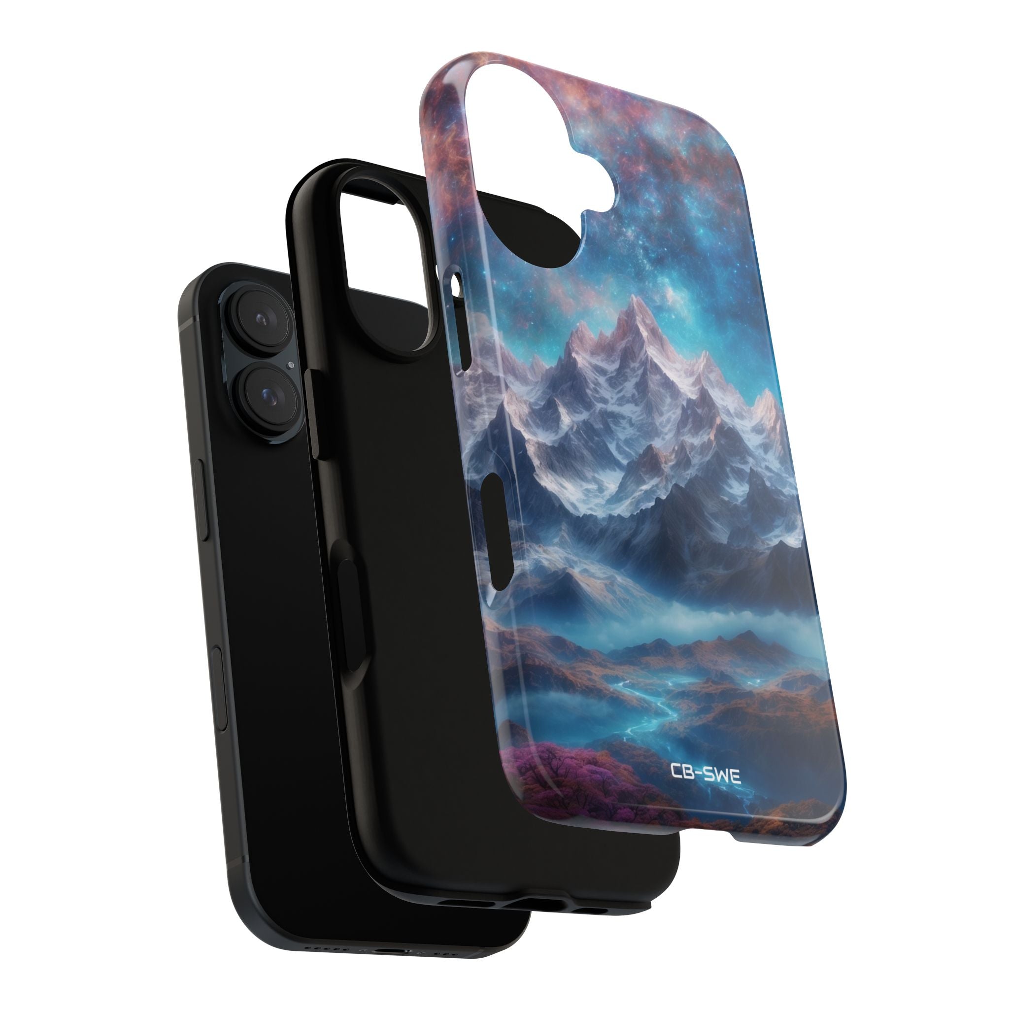 Celestial Mountains Rise - iPhone Case
