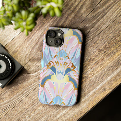 Art Deco Pastel Symmetry - Protective Phone Case