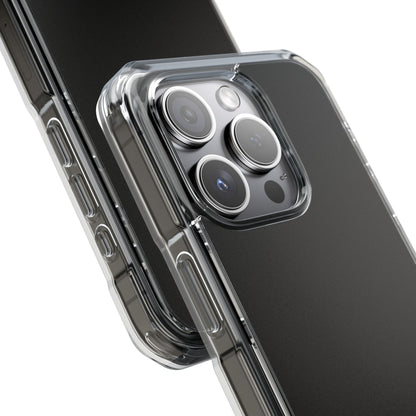 Black - Clear Impact Case for iPhone