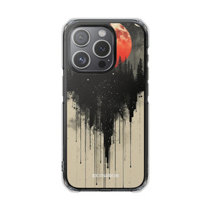 Ethereal Moonscape - Phone Case for iPhone (Clear Impact - Magnetic)