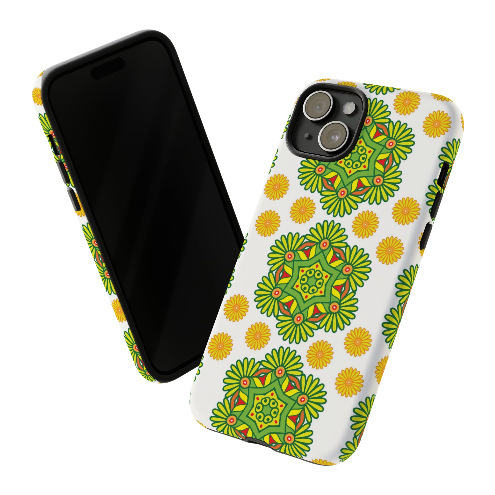 Lime Mandela - Protective Phone Case