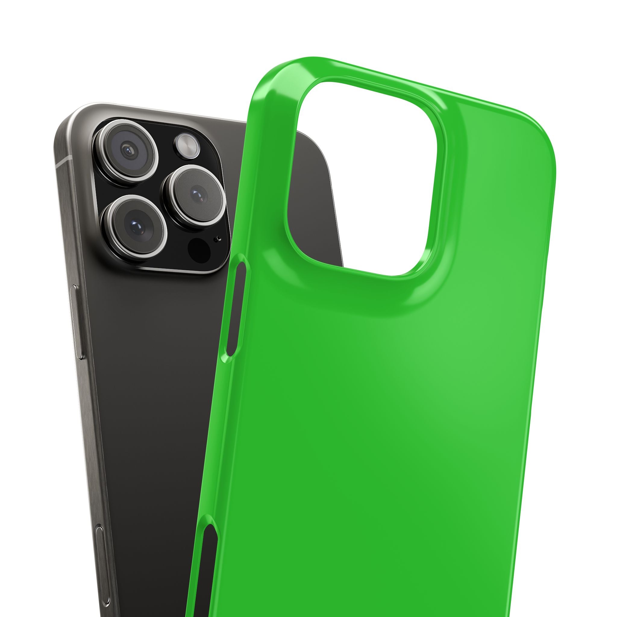 Lime Green - Slim iPhone 16 Phone Case