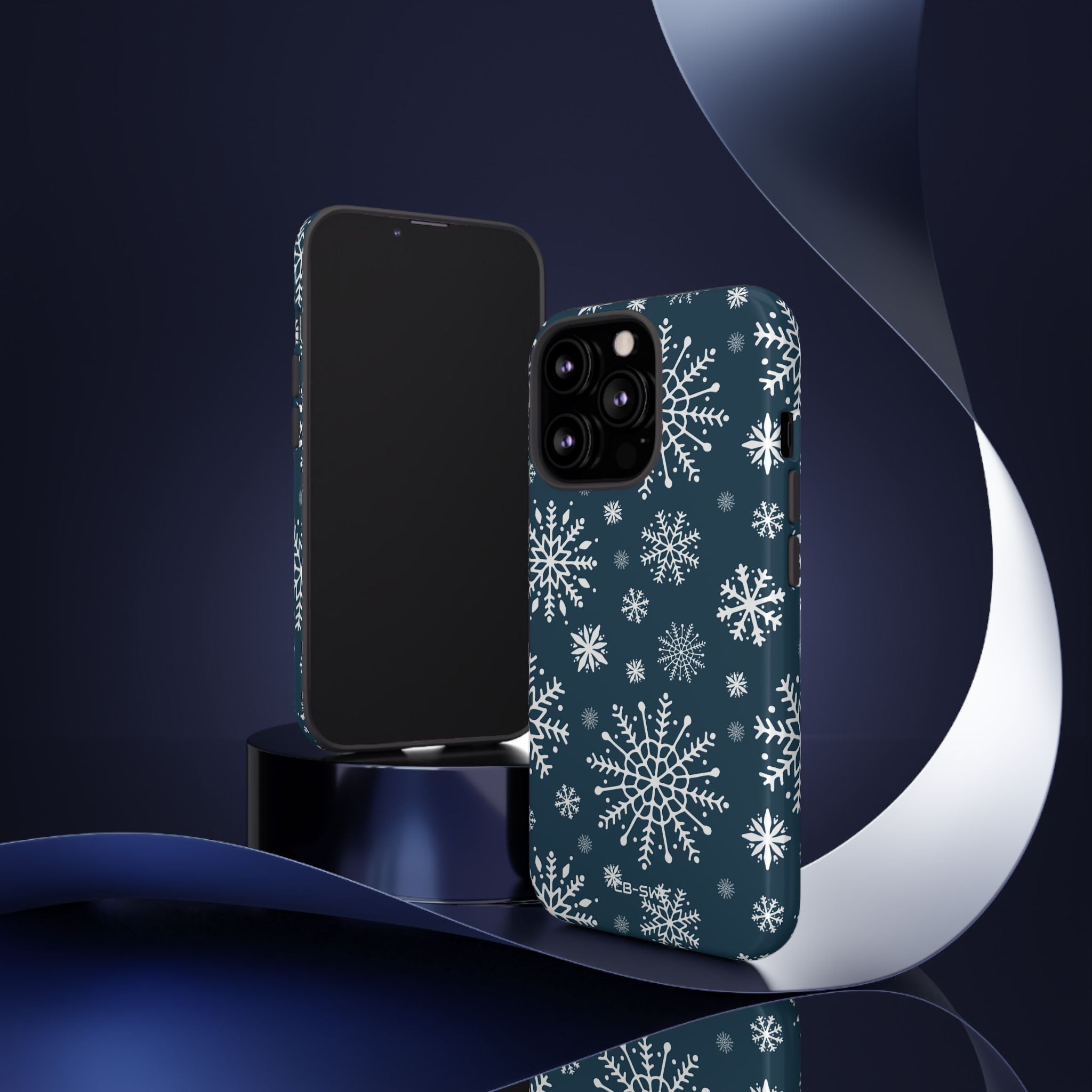 Snowflakes Dance Gracefully - iPhone Case