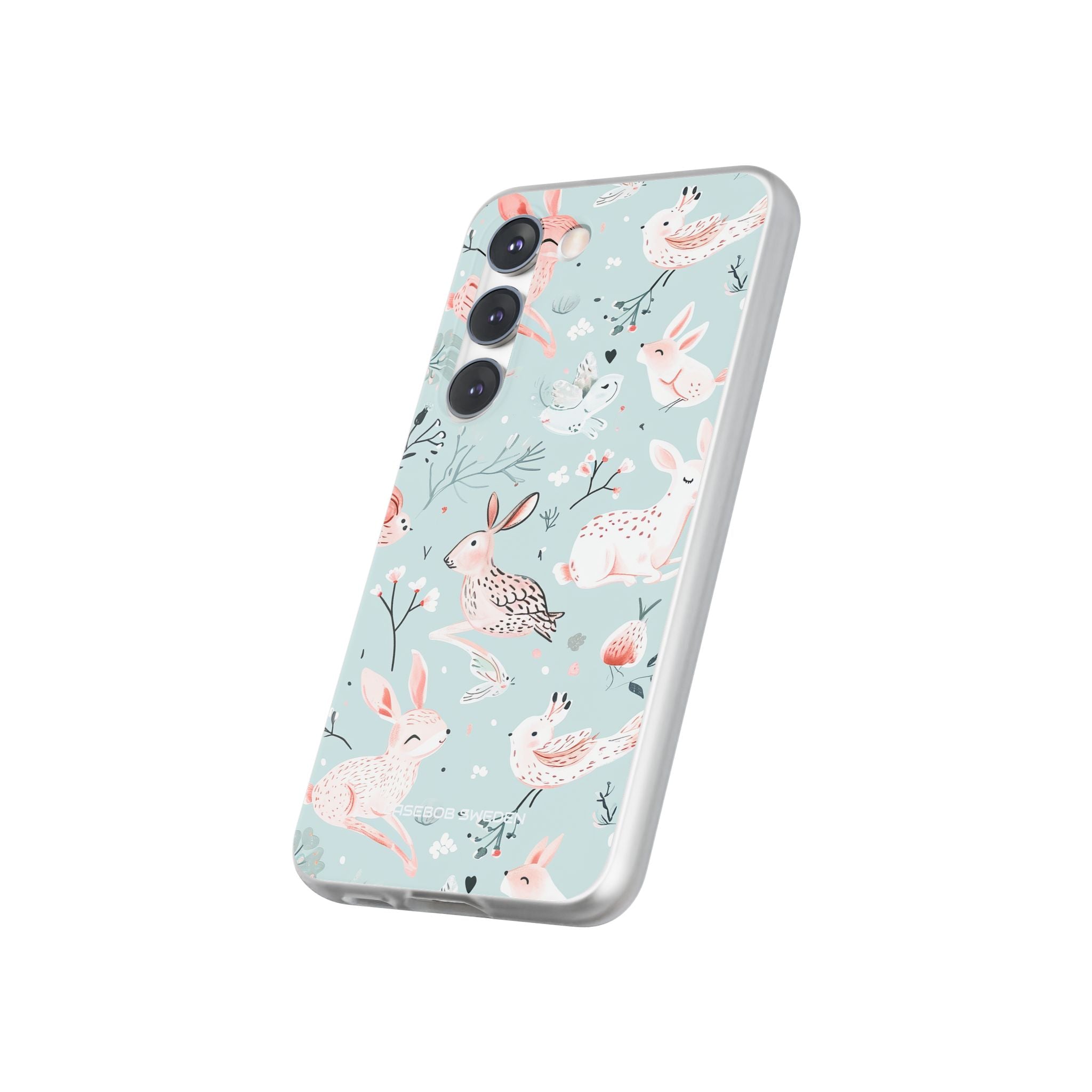 Whimsical Bunny Blossom - Flexi Samsung S23 Phone Case