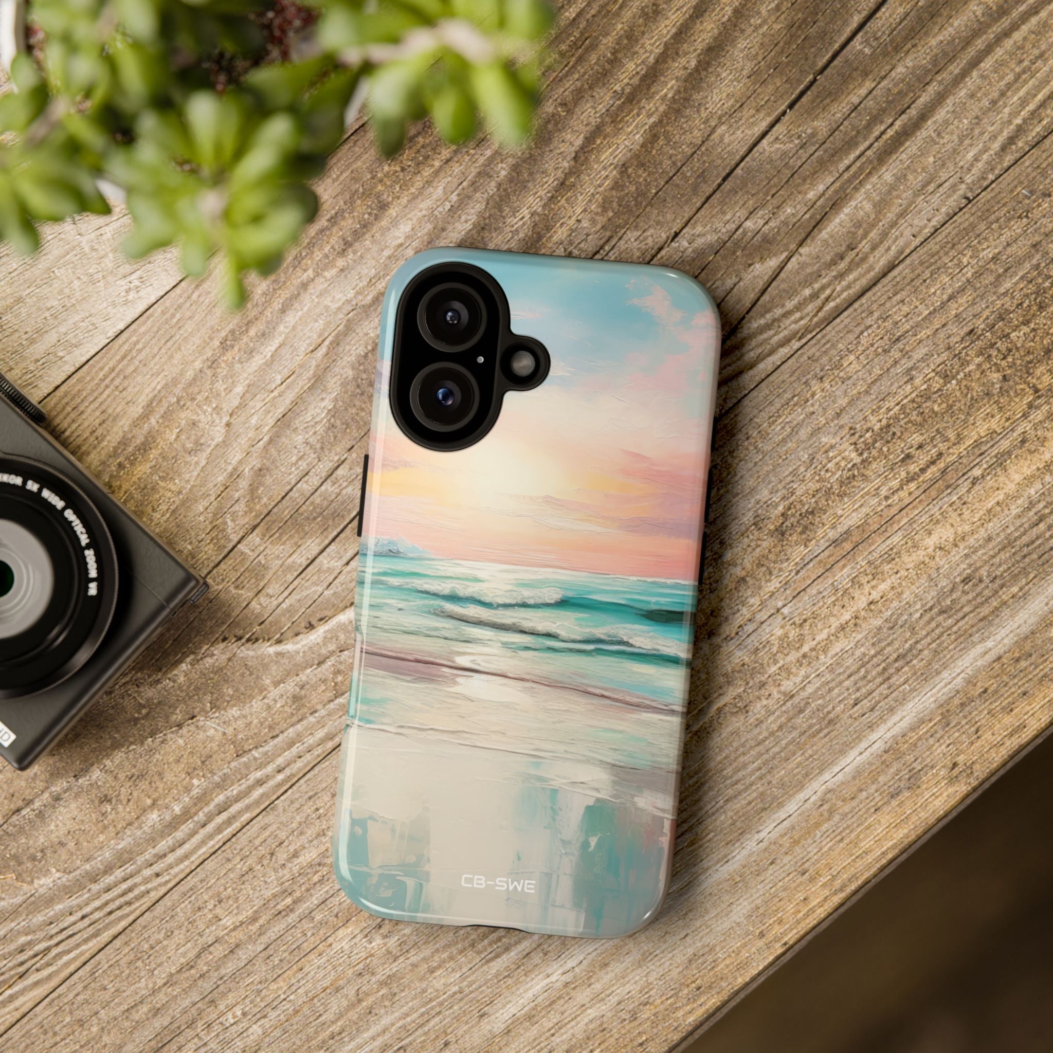 Waves Glistening Softly - iPhone Case