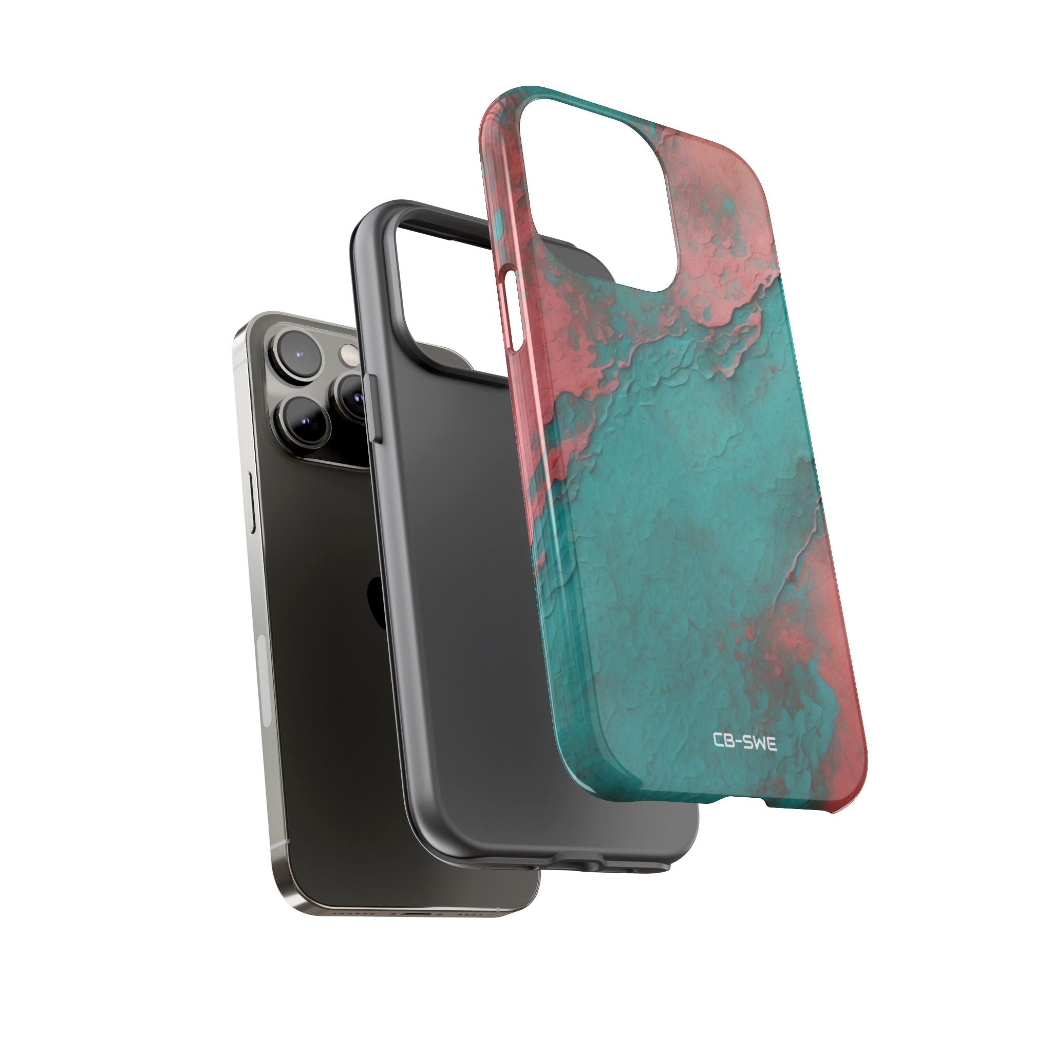 Turbulent Coral Flow - iPhone Case