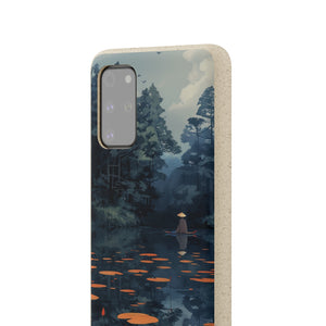 Tranquil Lotus Serenity | Biodegradable Phone Case