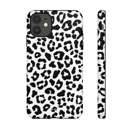 Monochrome Leopard Essence - iPhone Case